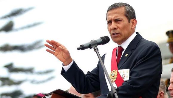 Ollanta Humala precisó que las Fuerzas Armadas permanecerán en la zona. (USI)