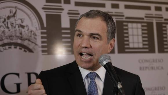 Salvador del Solar presenta ante el Congreso el pedido de cuestión de confianza para cambiar sistema de elección en el TC. (Anthony Niño de Guzmán/GEC)