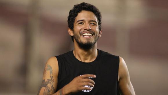 Manco sonríe ante el buen momento futbolístico por el que atraviesa. (Leonardo Fernández/Depor)