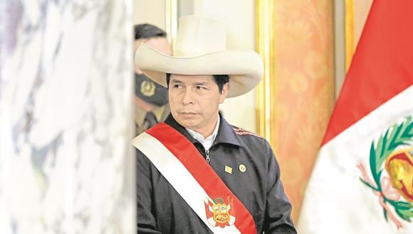 Una raya más.  El presidente Castillo guarda silencio y aún no se pronuncia sobre el caso. (Foto: César Bueno)