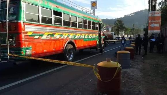 Autobús donde 'Tortolita' fue asesinado. (Foto: Twitter)