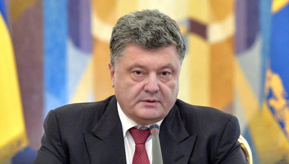 Petró Poroshenko también anunció que se presentará a la reelección en los comicios presidenciales del 31 de marzo. (Foto: EFE)