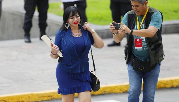 Susy Díaz revela que su película se llamará:  ‘Susy, una vedette en el Congreso’. Llegará en octubre a los cines peruanos. Foto: César Bueno @photo.gec