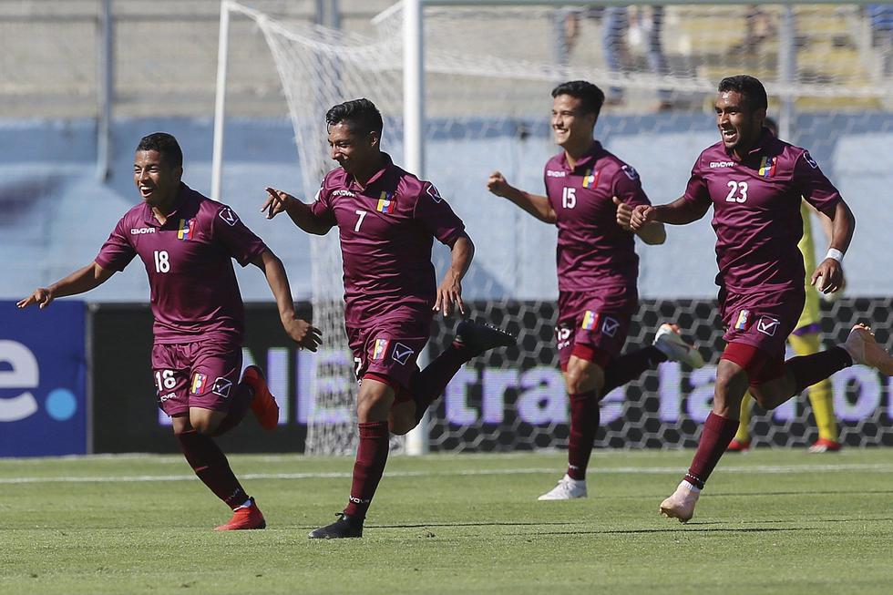 Venezuela ganó a Bolivia y clasifica al hexagonal del Sudamericano Sub 20. (AFP)