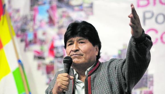 Injerencia. Morales es asiduo visitante con el nuevo gobierno. (Foto: Leonardo Cuito / GEC)