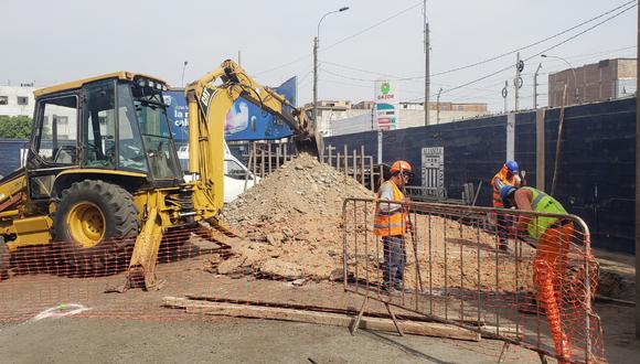 La primera excavación se realiza en la zona de oriente colindante con sur. En los próximos días se continuará en los sectores norte-oriente, norte-occidente y sur-occidente. Foto: Alianza Lima