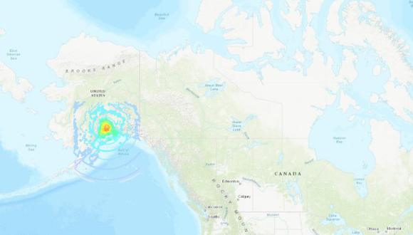 El Servicio Nacional de Meteorología publicó en Twitter que había una advertencia de tsunami tras el sismo en Alaska. (Foto: USGS)