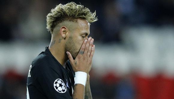 Neymar podría ser castigado con severidad por la UEFA. (Foto: AP)
