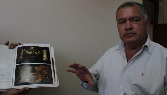 Carlos Elera, director del Museo Sicán, denunció venta de patrimonio nacional. (Fabiola Valle)