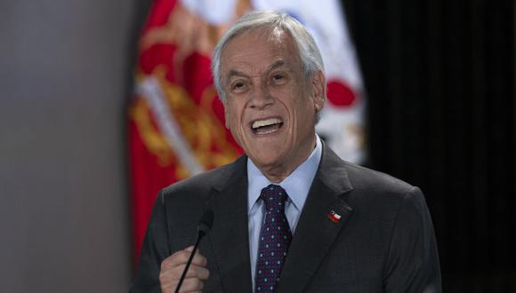 El presidente chileno, Sebastián Piñera, promulgó ley que encamina plebiscito para cambiar Constitución. (Foto: AFP)
