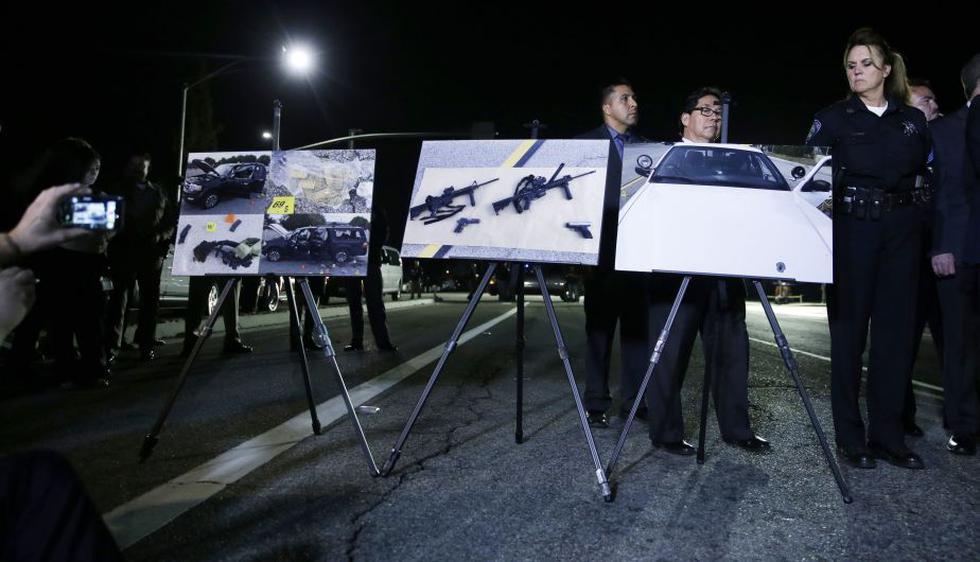 Pareja que perpetró masacre en San Bernardino tenía un arsenal para matar a cientos de personas. (AP)