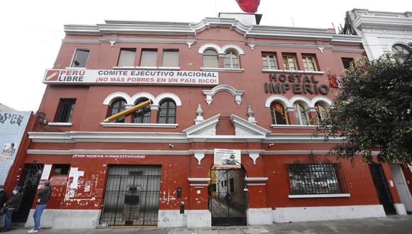 Local de Perú Libre en Lima está ubicado en la primera cuadra de la avenida Brasil, distrito de Breña. (GEC)