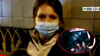 Cercado de Lima: Mujer vendía celulares y luego los cambiaba por un bloque de vidrio