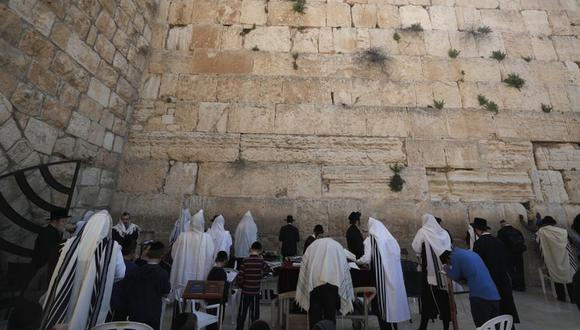 El Muro de los Lamentos es un sitio clave para los judíos durante el Pésaj.