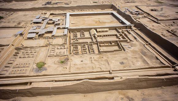 Fotografía aérea del sitio arqueológico Chan Chan. (Proyecto Arqueológico Chan Chan)