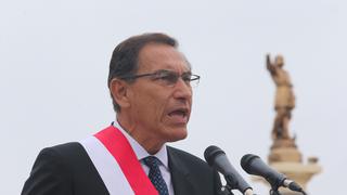 Martín Vizcarra: "Que nunca más nadie hable de golpe de Estado"