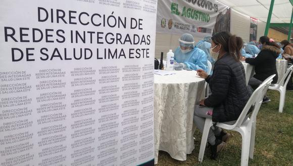 La Dirección de Redes Integradas de Salud (Diris) Lima Este ha tamizado a la fecha a 198.934 personas sospechosas de Covid-19, resultando positivas 49 mil 666. (Foto: Minsa)