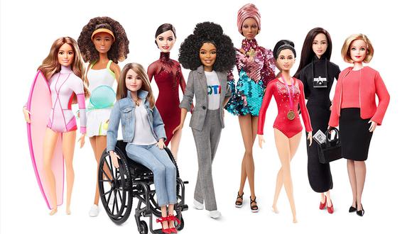 La serie del 60 aniversario de Barbie que muñecas inspiradas en mujeres reales. (EFE)