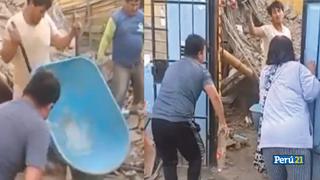 Mujer de 68 años quedó atrapada por derrumbe de su vivienda en Huaral tras sismo en Lima