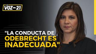 Procuradora Carrión habla de suspensión del acuerdo entre Brasil y Perú