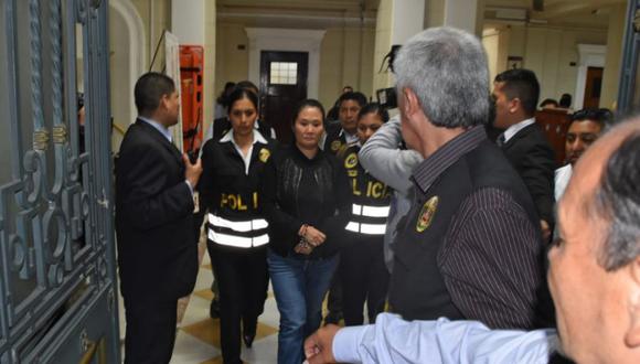 Keiko Fujimori ya está en la carceleta de Palacio de Justicia.&nbsp;(Foto: Poder Judicial)