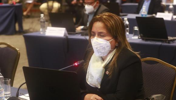 Tania Rodas también remarcó que toma “distancia” de los hechos denunciados. (Foto: Congreso)