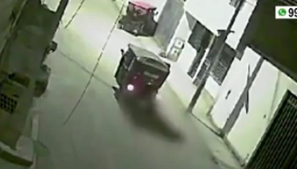Una menor de 14 años fue arrojada desde un mototaxi. (Foto: captura TV)