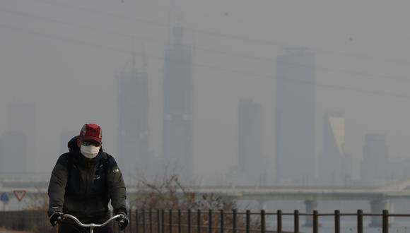 La contaminación en Corea del Sur es suficiente para nublar la visión. (Foto: AP)