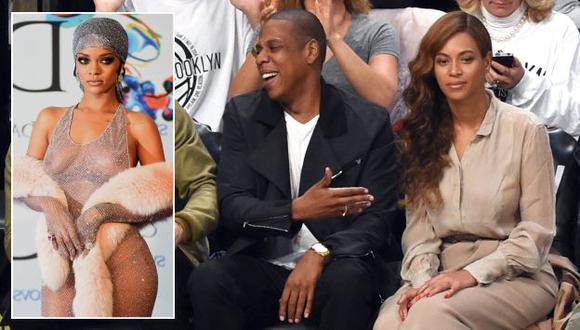Jay-Z y Rihanna habrían iniciado un ‘affaire’ hace unos meses. (Reuters/AFP)
