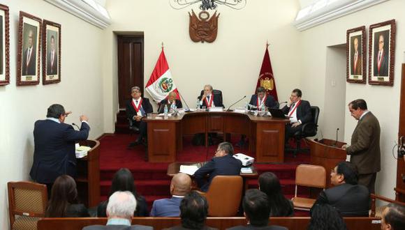 El Pleno del Tribunal Constitucional realizó hoy una audiencia en la ciudad de Arequipa. (TC)