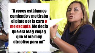 Rosa Núñez y 10 frases de la denuncia por agresión contra César Acuña