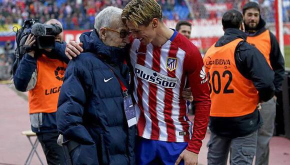 Fernando ‘Niño’ Torres tuvo un gran gesto con el técnico que lo descubrió y formó. (Diario Marca)