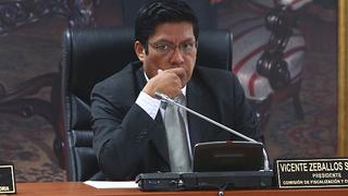 Vicente Zeballos presidirá comisión que investiga a Orellana en el Congreso