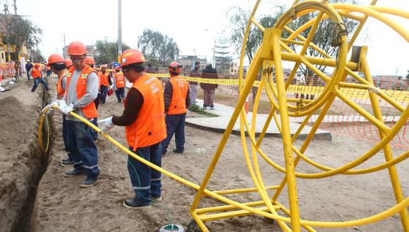 Conexión. Se espera que en cinco años haya 2,253 kilómetros de red de gasoductos en el país. (Perú21)