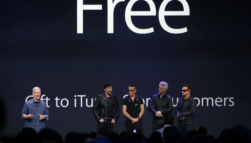 Songs of Innocence fue lanzado durante la presentación del iPhone 6. (Reuters)