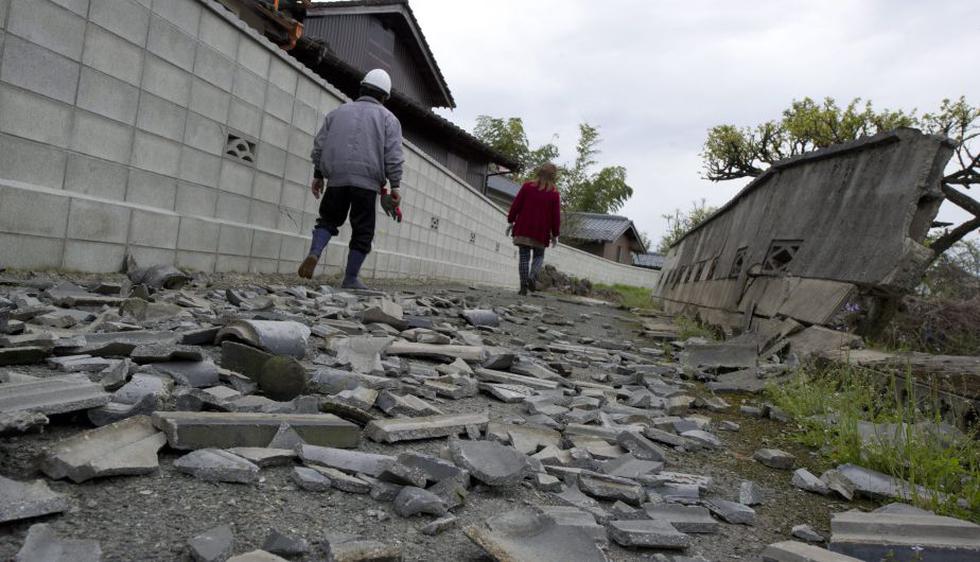 Japón: Al menos 32 muertas y 1,000 heridos en segundo sismo en suroeste del país. (EFE)
