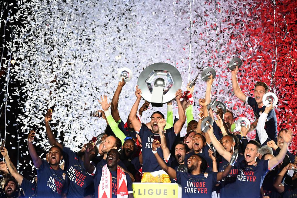 Mónaco campeón de la Liga de Francia. (AFP)