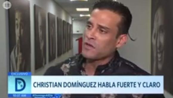 Christian Domínguez confirmó que Isabel Acevedo no quiere devolver camioneta. (Imagen: América TV)