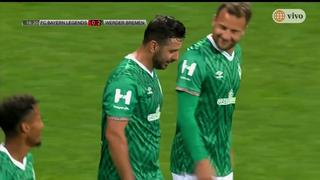 Celebró en casa: el gol de Claudio Pizarro con la camiseta de Werder Bremen que emocionó a los hinchas [VIDEO]