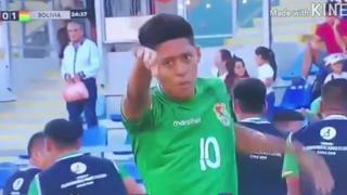 Jugador de Bolivia celebró "nadando" gol a Chile en Sudamericano Sub 20 [VIDEO]