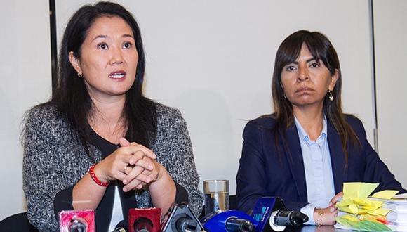Giulliana Loza dejó en claro que de Keiko Fujimori ni Fuerza Popular ha nacido ningún acto de violencia contra el fiscal José Domingo Pérez. (Foto: GEC)
