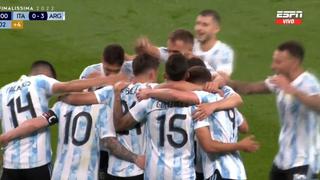 Argentina sentencia el partido: Dybala anota el 3-0 sobre Italia en Wembley
