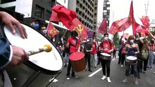 Brasil: La izquierda y el centro se juntan por primera vez en marchas contra Bolsonaro
