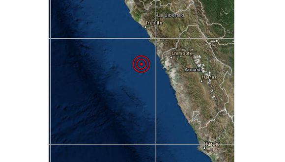 Un sismo de magnitud 4,1 se registró en la provincia de Santa, en Áncash, este sábado a las 12:36 horas, sin causar víctimas ni daños materiales. (Foto: IGP)