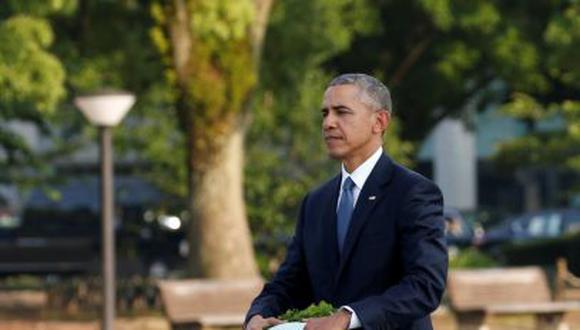 Barack Obama estuvo acompañado del primer ministro nipón Shinzo Abe. (Reuters)