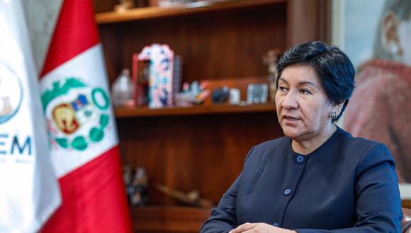 Susana Vilca Achata fue ministra de Energía y Minas desde el 13 de febrero hasta el 15 de julio del 2020. (Foto: Minem)