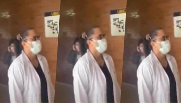 Doctora llora ante cámaras y ruega por médico con 100% de pulmones afectados por COVID-19. (Panamericana TV)