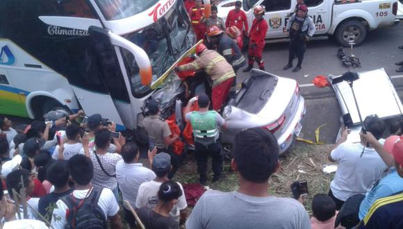 Accidente ocurrió el 19 de enero del presente año en la región San Martín y 5 adolescentes murieron. (Foto: Andina)