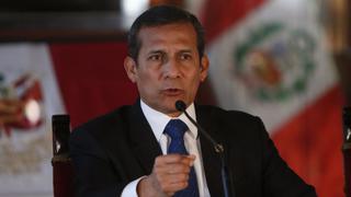 Ollanta Humala descartó que vuelva a postular a la Presidencia