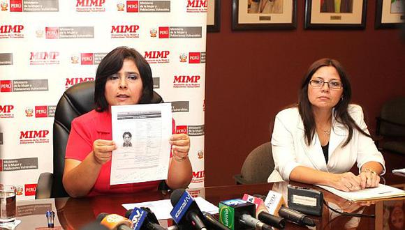 Ministra Ana Jara presentó el rostro del depravado que el año pasado abusó de dos menores en Santa Eulalia. (Difusión)